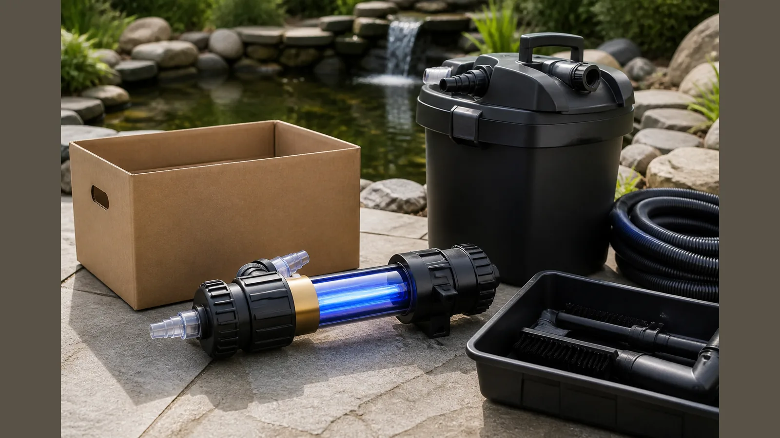 UK guide visual for hire vs buy pond UV steriliser UK